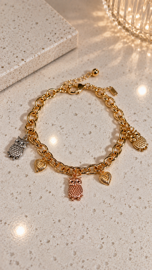 Pieza #44-2 Pulsera de buho